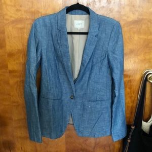 Loft Chambray Blazer